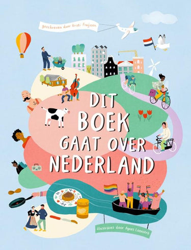 Dit boek gaat over nederland. kartonboek