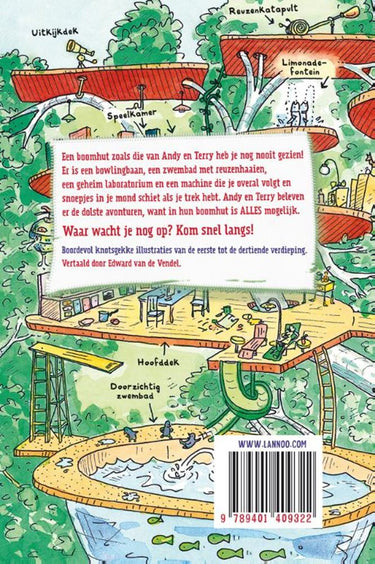 Centraal boekhuis de waanzinnige boomhut van 13 verdiepingen