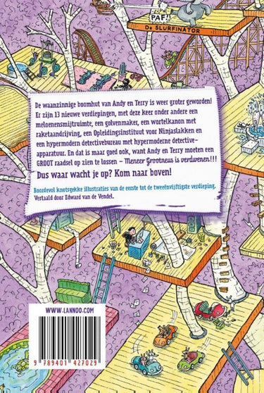 Centraal boekhuis de waanzinnige boomhut van 52 verdiepingen