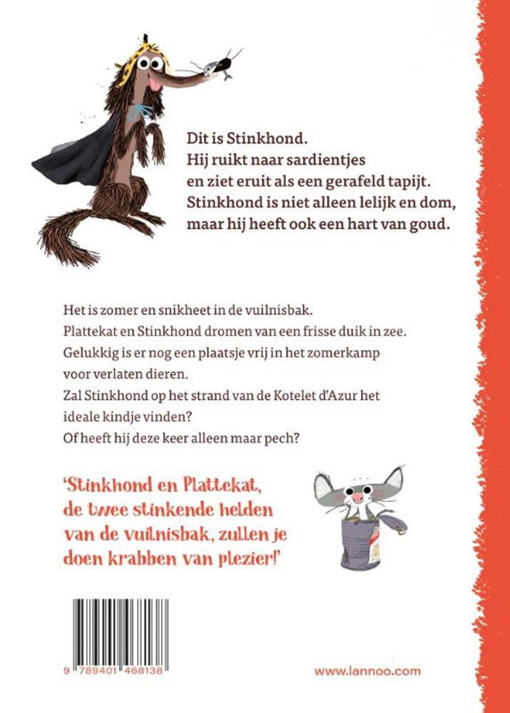 Load image into Gallery viewer, Stinkhond aan het strand 6+
