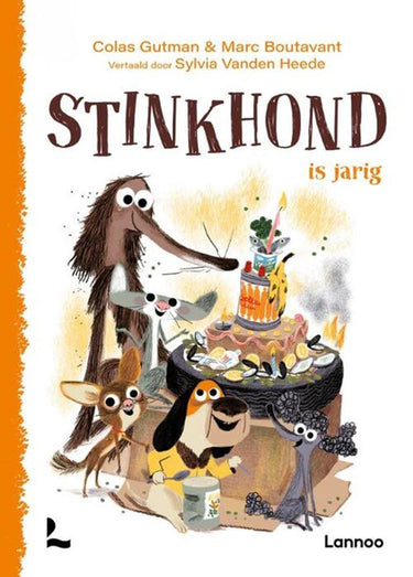 Stinkhond is jarig. 6+