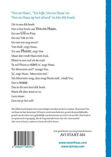 Vos en haas. het dikke boek. 6+