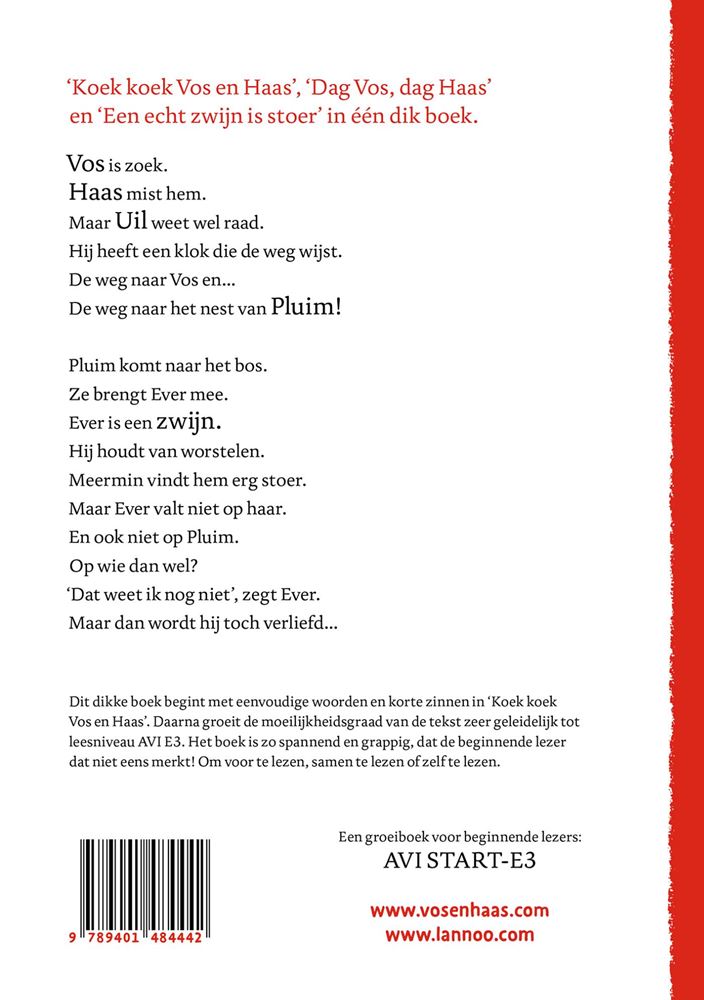 Load image into Gallery viewer, Vos en haas. het tweede dikke boek. 6+
