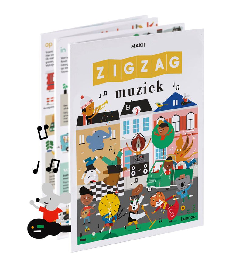 Load image into Gallery viewer, Zigzag- muziek. 6+

