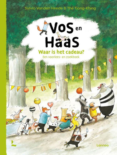 Vos en haas - waar is het cadeau? 3+