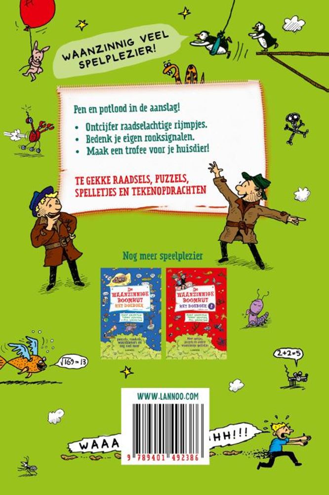 Load image into Gallery viewer, De waanzinnige boomhut. doeboek. 7+
