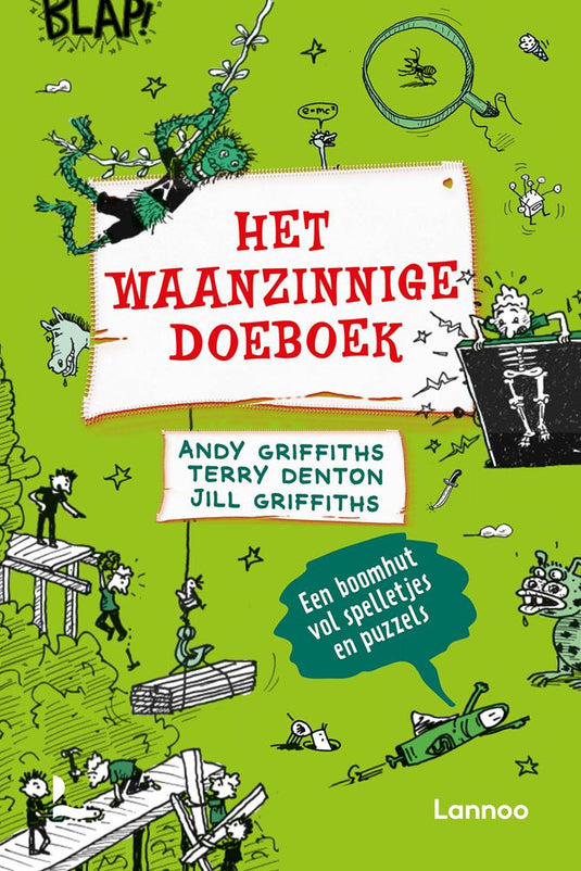 De waanzinnige boomhut. doeboek. 7+