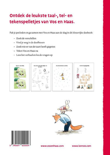 Vos en haas - het superdikke doeboek 6+