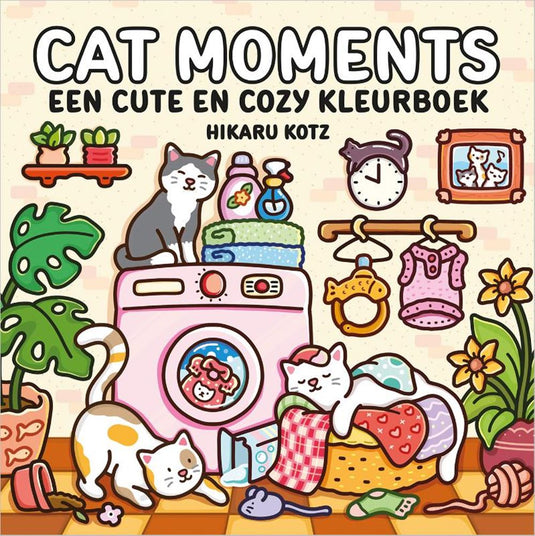 Cat moments – een cute en cozy kleurboek