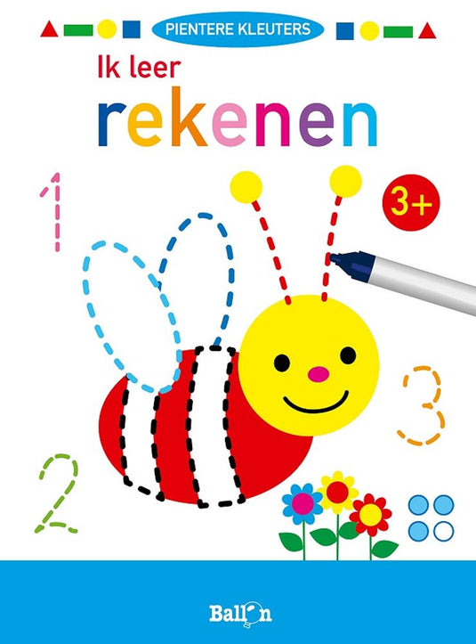 Ik leer rekenen (wipe and clean) 3+