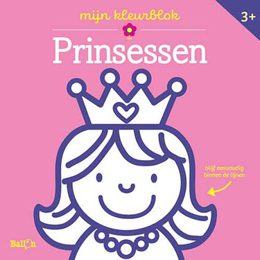 De ballon kleurblok junior - prinsessen (dikke. 3+