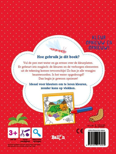Nl - standaard uitgeverij kleuren met water: dinosaurussen. 4+