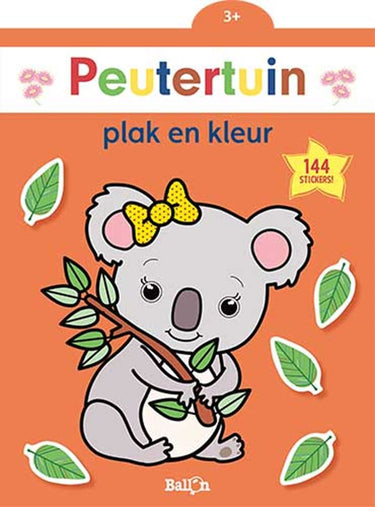 Standaard uitgeverij plak en kleur, koala 2+