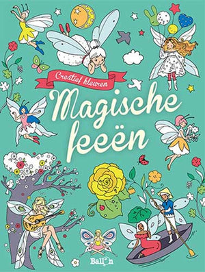 Ballon creatief kleuren, magische feeën. 5+