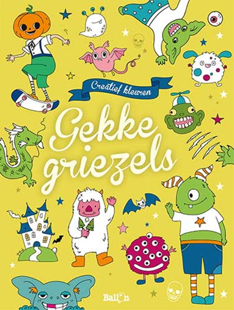 Load image into Gallery viewer, Ballon kleurboek gekke griezels
