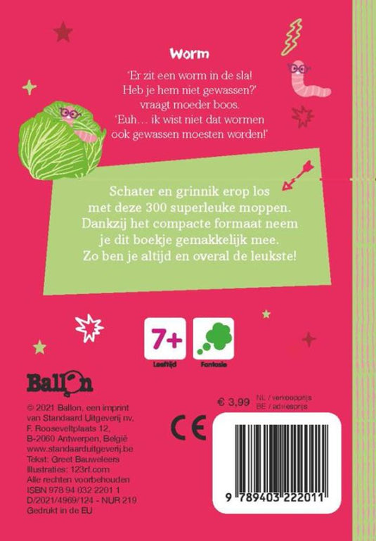 Standaard uitgeverij 300 superleuke moppen voor kinderen. 7+