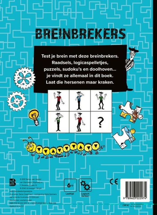 Standaard uitgeverij breinbrekers blauw