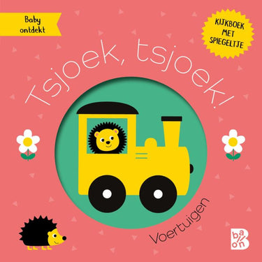 Standaard uitgeverij kijkboekje met spiegeltje: tsjoek, tsjoe