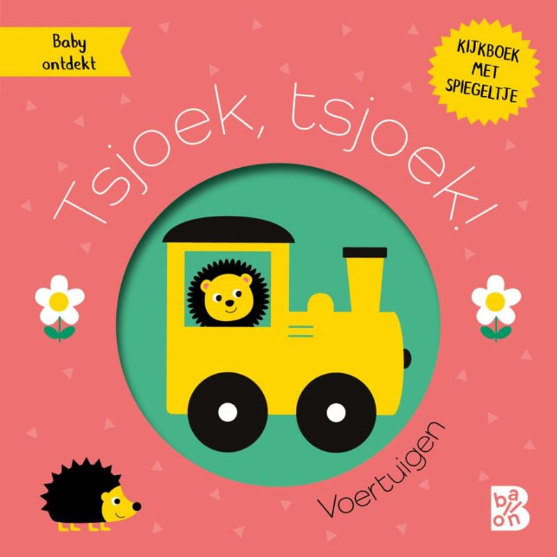 Load image into Gallery viewer, Standaard uitgeverij kijkboekje met spiegeltje: tsjoek, tsjoe
