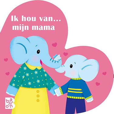 Standaard uitgeverij hartjesreeks, karton ik hou van mama. 1+