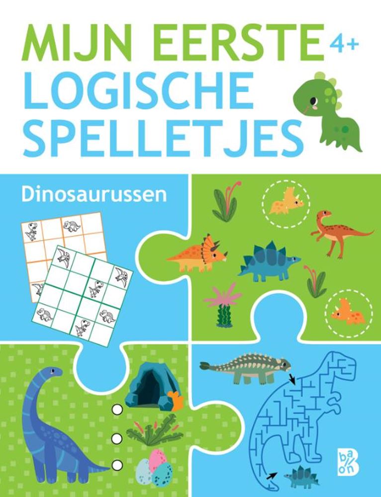 Load image into Gallery viewer, Standaard uitgeverij mijn eerste logische spelletjes, dinosau | 3 stuks
