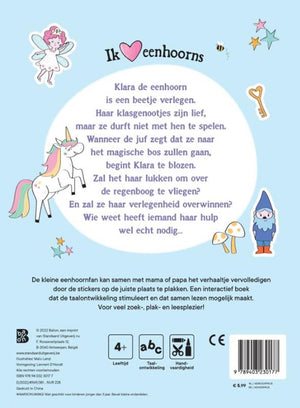 Standaard uitgeverij verhalenplakboek:de verlegen eenhoorn 4+