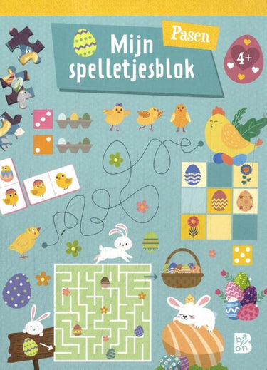 Mijn spelletjesblok pasen 4+