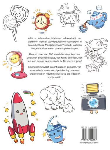 Kawaii tekenen stap voor stap. 9+