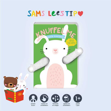 Knuffel me klein konijntje (karton)