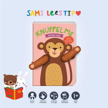 Knuffel me kleine aap (karton)