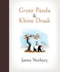Grote panda en kleine draak.