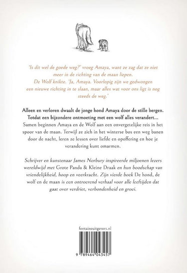 Cadeauboek: de hond, de wolf en de maan.