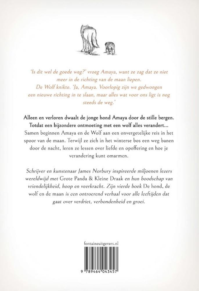 Load image into Gallery viewer, Cadeauboek: de hond, de wolf en de maan.
