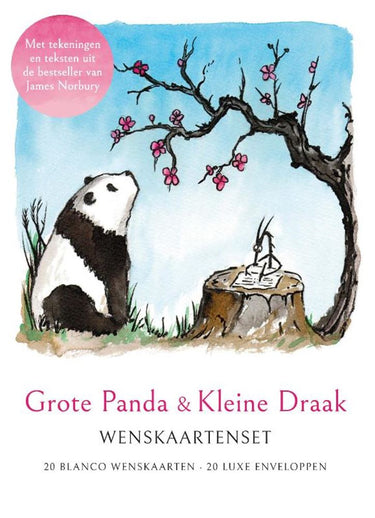 James norbury grote panda kleine draak - wenskaartenset