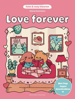 Cute cozy kleuren - love forever.