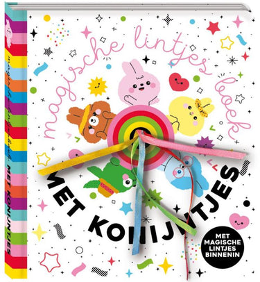 Magische lintjesboek met konijntjes. 3+