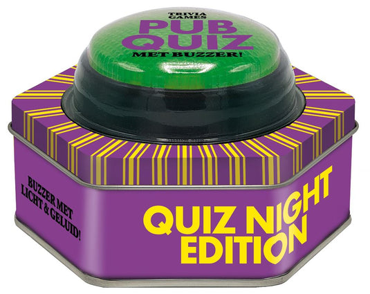 Pubquiz met buzzer volwassene