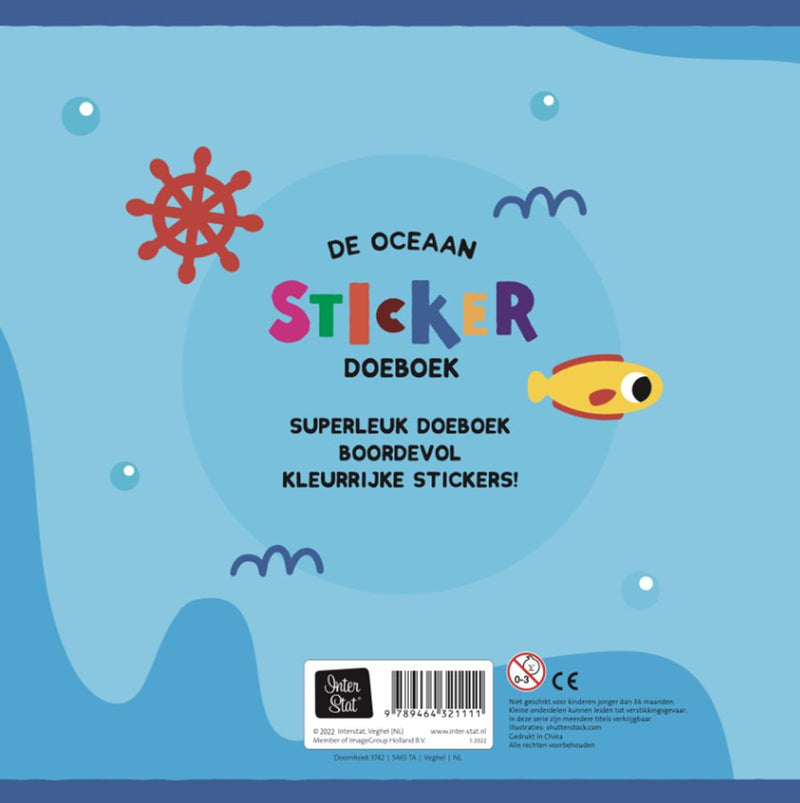 Load image into Gallery viewer, De oceaan sticker doeboek - (set van 4)
