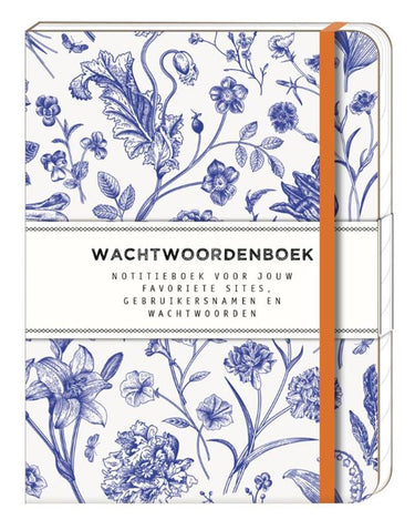Interstat wachtwoordenboek 120x160mm dutch blue