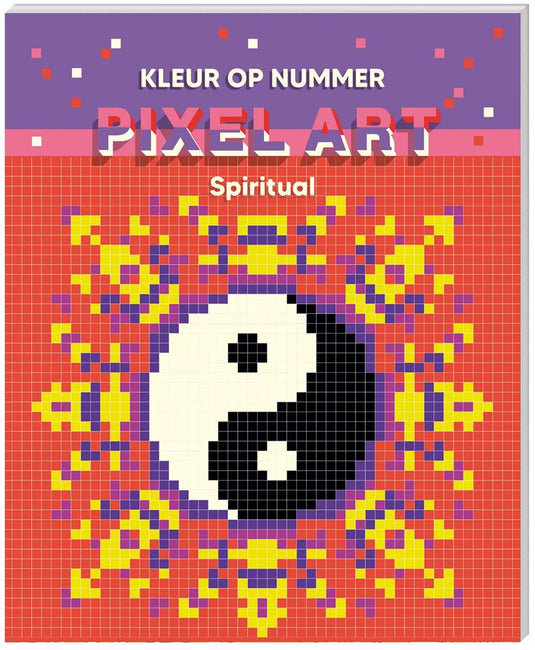 Kleuren op nummer - pixel art - spiritua