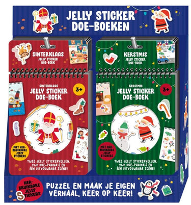 Display jelly sticker doe-boeken 2 x 6 e