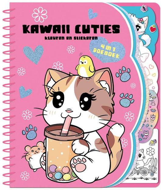 Imagebooks 4-in-1 doekboek - kawaii cuties