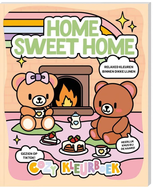 Cozy kleurboek - home sweet home.