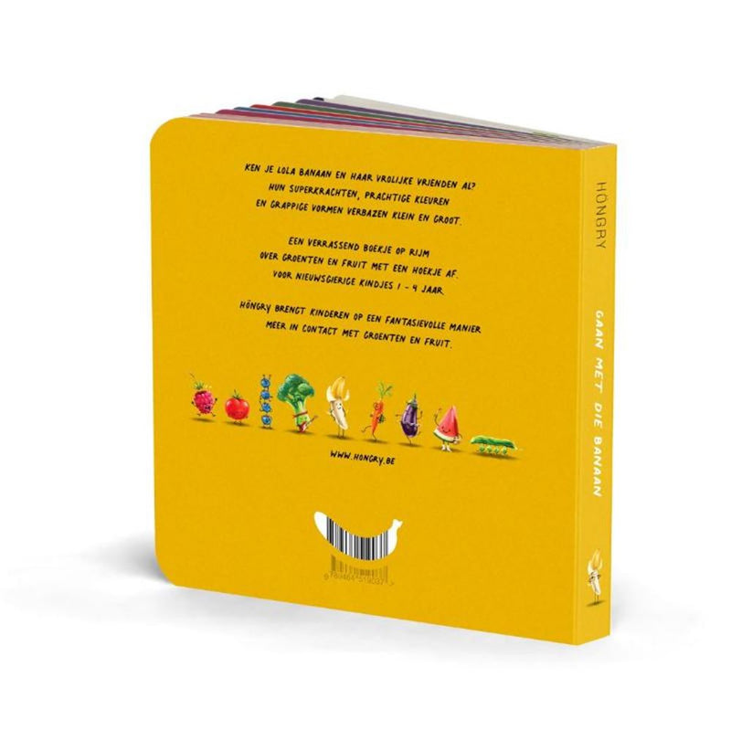 Load image into Gallery viewer, Kartonboek: gaan met die banaan 1+
