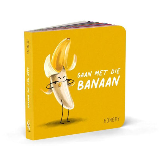 Kartonboek: gaan met die banaan 1+
