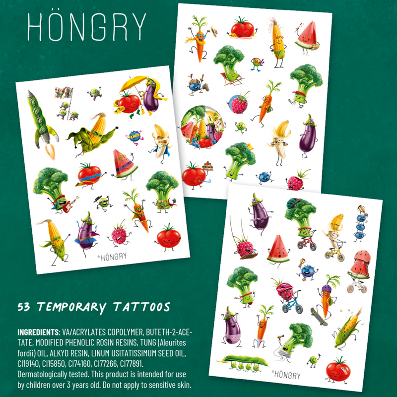 Load image into Gallery viewer, Brock- n-roll 53 tattoos. (3 vellen) 3+

