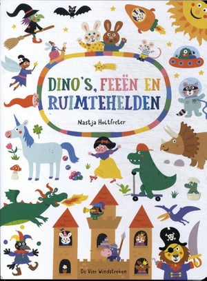 Karton: dino's, feeën en ruimtehelden 2+