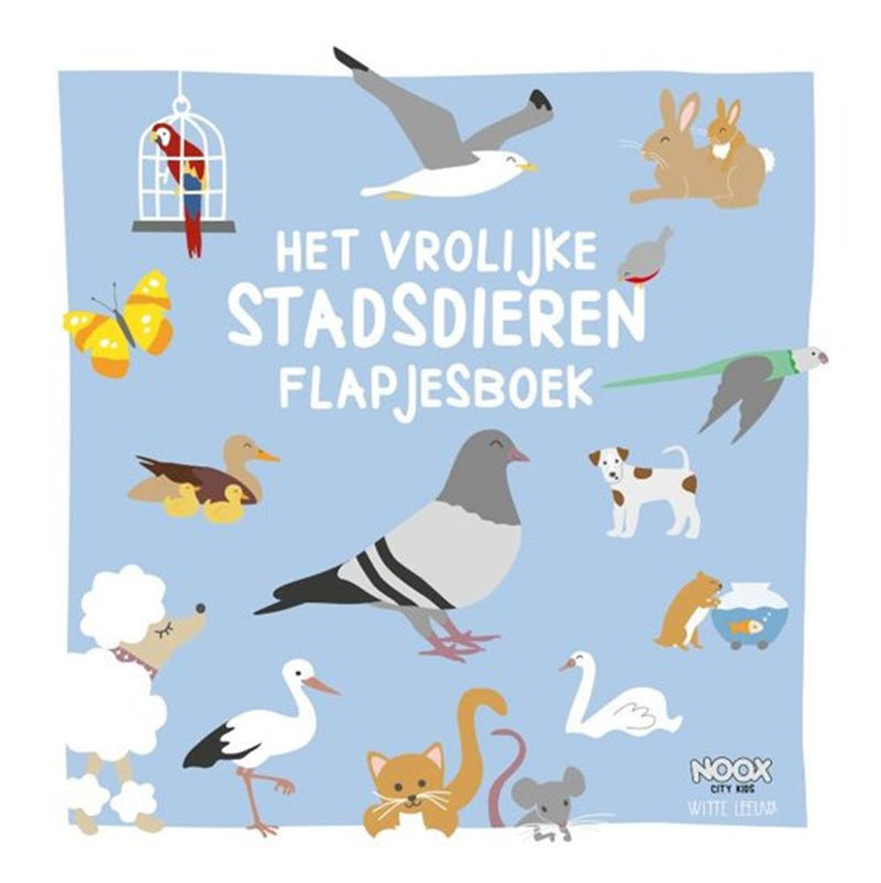 Afbeelding laden in galerijviewer, Flapjesboek: het vrolijke stadsdieren.
