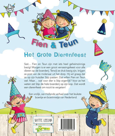 Wpg uitgevers fien teun, het grote dierenfeest. 3+
