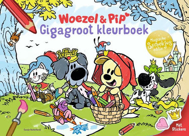 Woezel pip: gigagroot kleurboek sprook